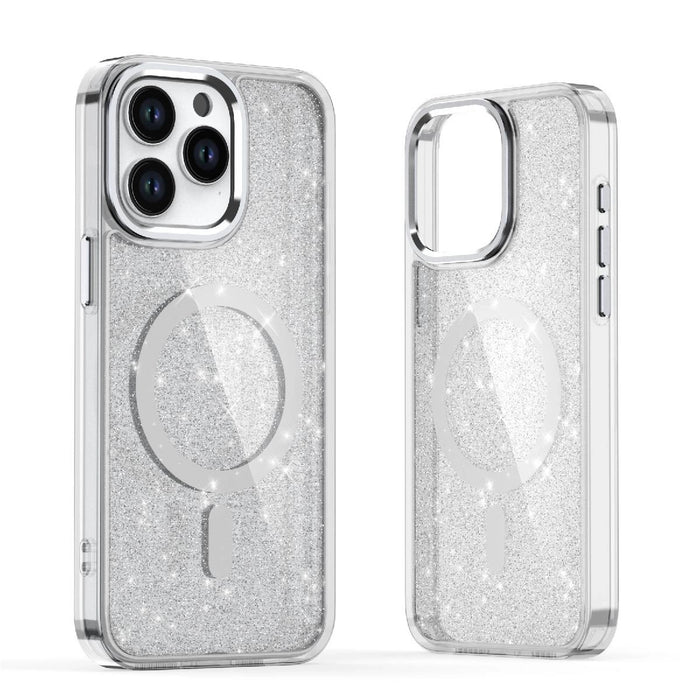 Glitter Case with MagSafe for iPhone 16e - White