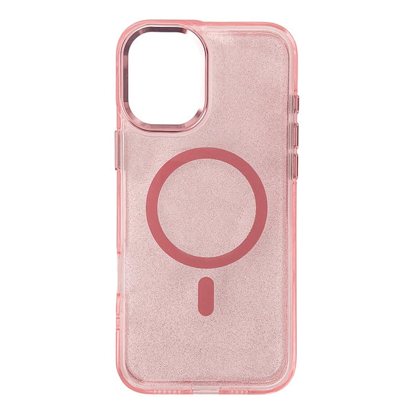 Glitter Case with MagSafe for Samsung Galaxy S25 Edge - Pink