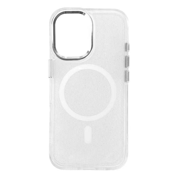 Glitter Case with MagSafe for Samsung Galaxy S25 Edge - White