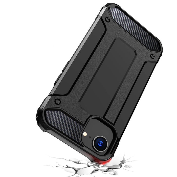Hybrid Armor Case for iPhone 16e - Black