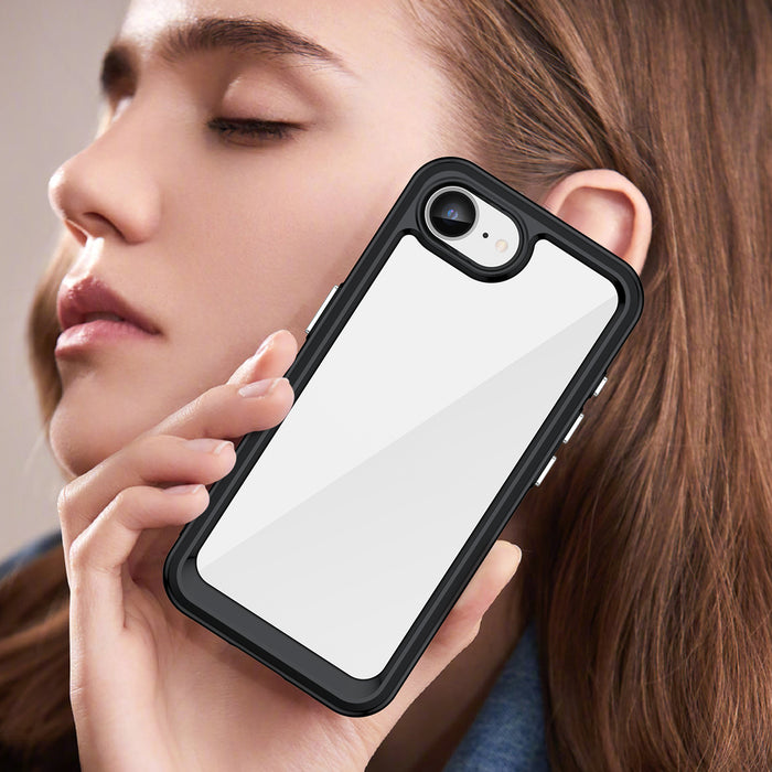 Outer Space Case for iPhone 16e / 17e with Flexible Frame - Black