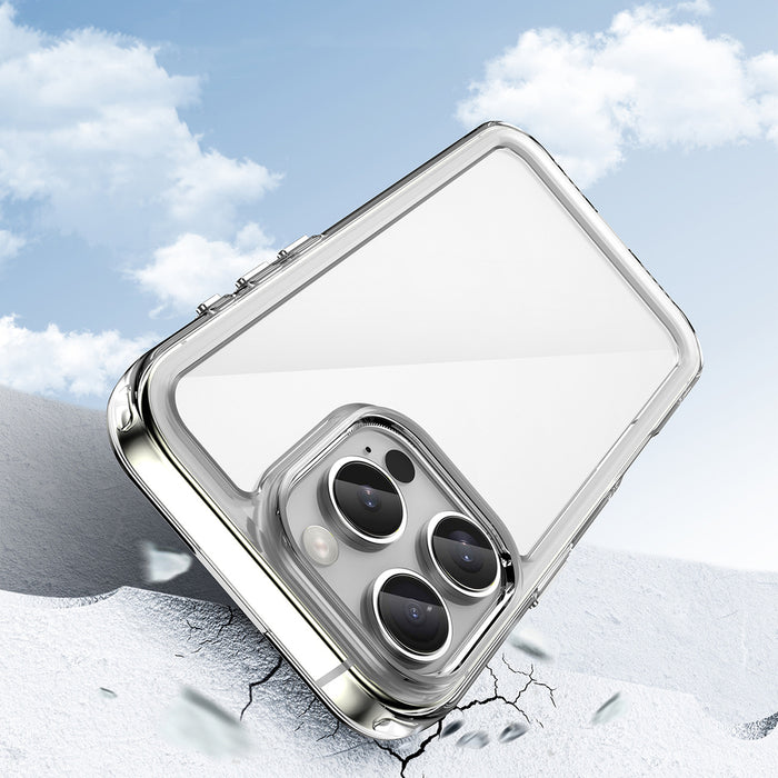 Outer Space Case for iPhone 16e / 17e Cover with Flexible Frame - Transparent
