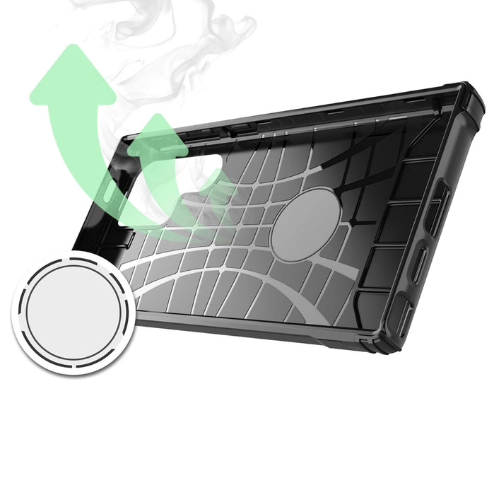 Hybrid Armor Case for Samsung Galaxy S25 Edge - Blue