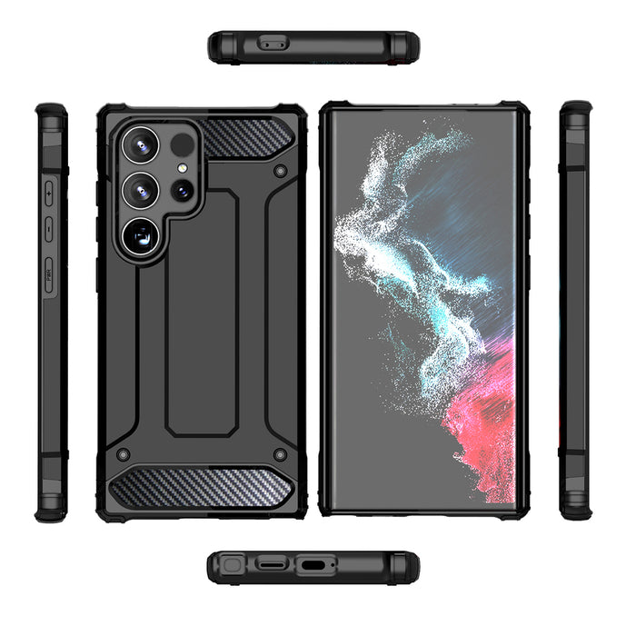 Hybrid Armor Case for Xiaomi Redmi 14C - Black