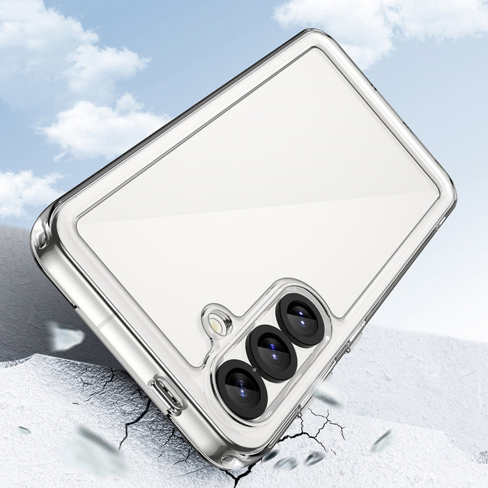 Outer Space Case with Gel Frame for Realme 14 5G - Transparent
