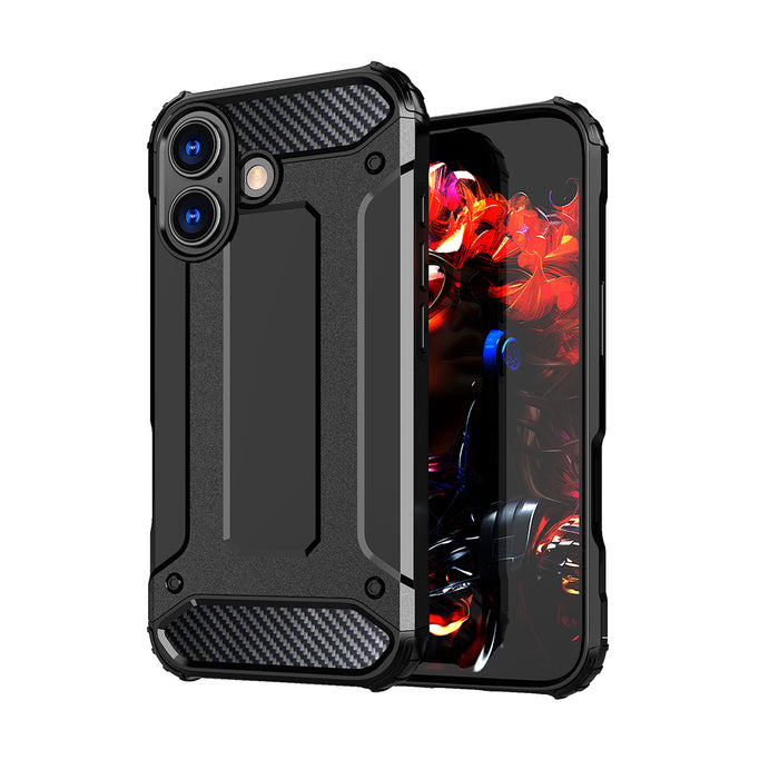 Hybrid Armor case for iPhone 17 - black
