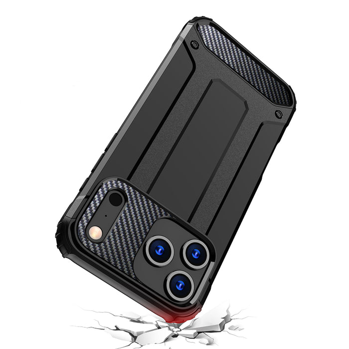 Hybrid Armor Case for iPhone 17 Pro - Black