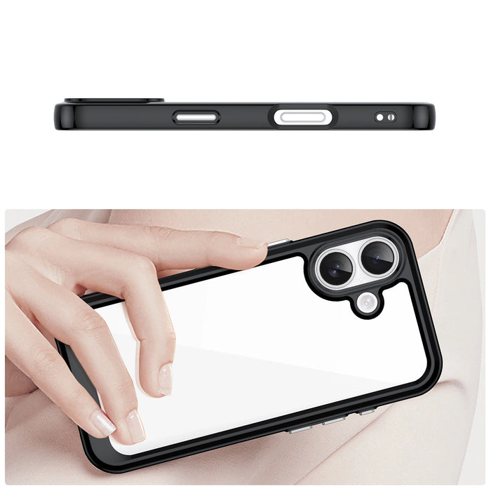 Outer Space iPhone 17 Case - Black Transparent