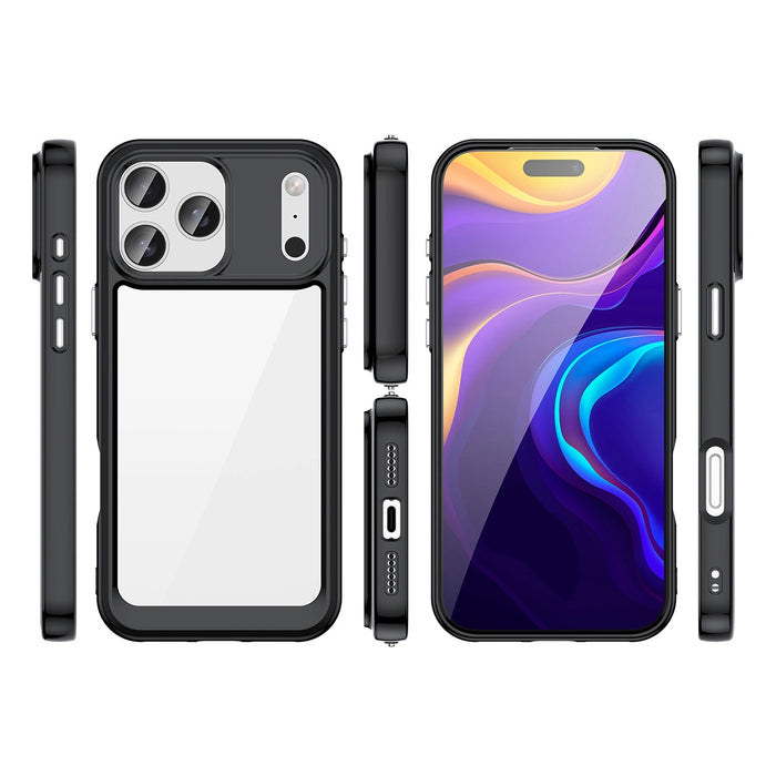 Outer Space Case for iPhone 17 Pro - Black Transparent