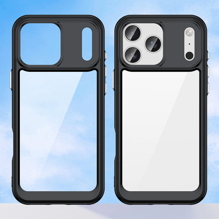 Outer Space Case for iPhone 17 Pro Max - Black Transparent
