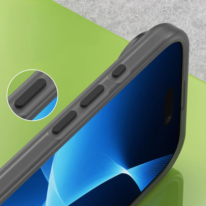 Magnetic Abrasive iPhone 17 Air Case Compatible with MagSafe - Matte Black