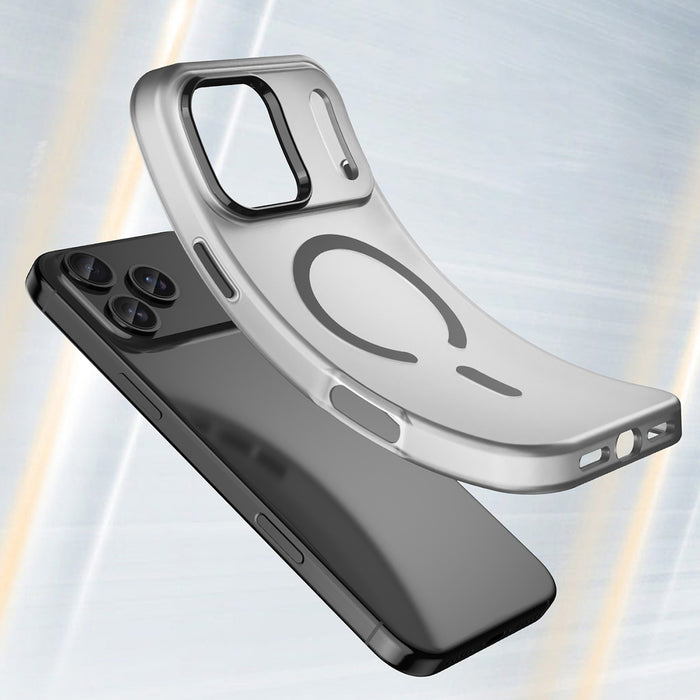 Magnetic Abrasive iPhone 17 Pro Case Compatible with MagSafe - Matte Black