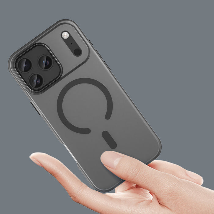 Magnetic Abrasive iPhone 17 Pro Max Case Compatible with MagSafe - Matte Black