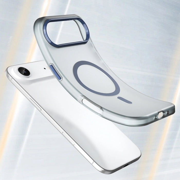 Magnetic Abrasive iPhone 17 Air Case Compatible with MagSafe - Matte Blue