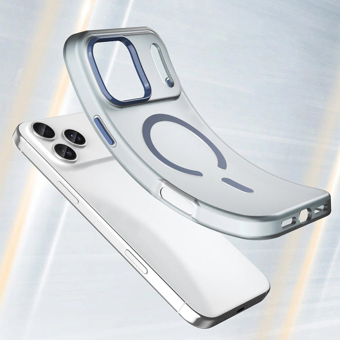 Magnetic Abrasive iPhone 17 Pro Max Case Compatible with MagSafe - Matte Blue