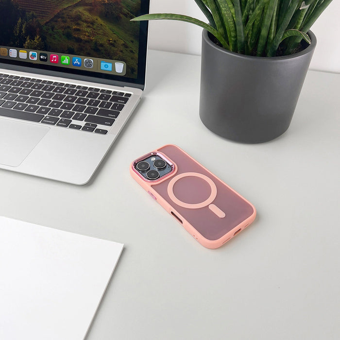 MagSafe Compatible Fashion Case for iPhone 17 Pro Max - Pink