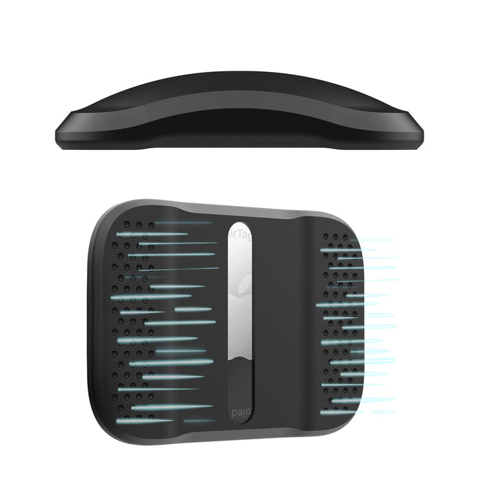 Magnetic case for AirTag - black