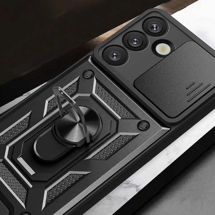 Hybrid Armor Camshield Case for Samsung Galaxy S26 Ultra - Black
