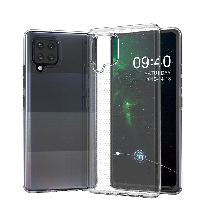 Ultra Clear 0.5mm Case Gel TPU Cover for Samsung Galaxy A12 / Galaxy M12 transparent