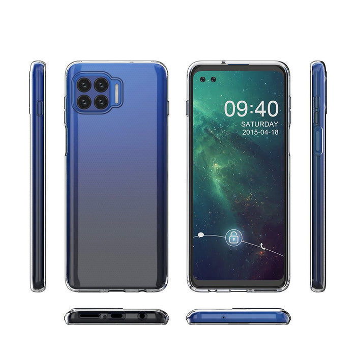 Ultra Clear 0.5mm Case Gel TPU Cover for Motorola Moto G 5G Plus transparent