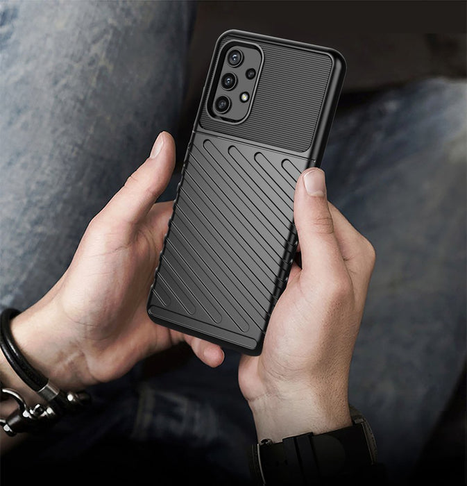 Thunder Case Flexible Tough Rugged Cover TPU Case for Nokia 5.4 blue