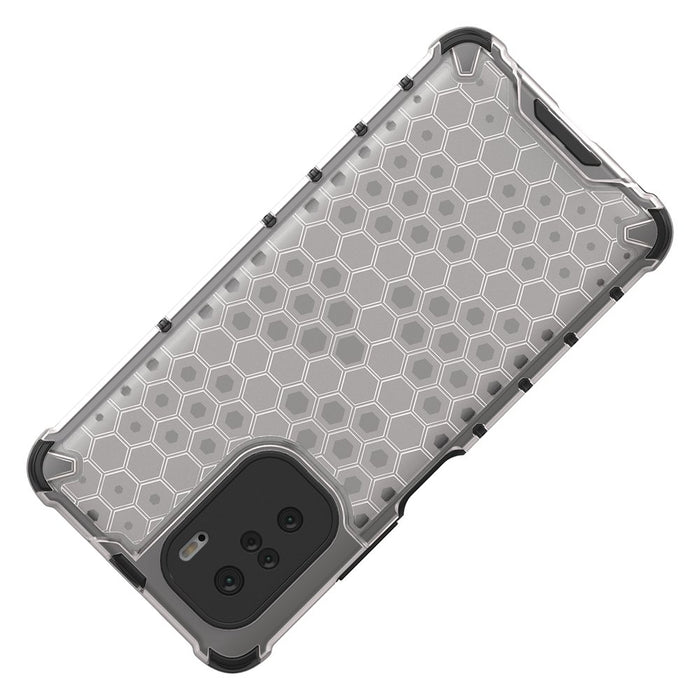 Honeycomb Case armor cover with TPU Bumper for Xiaomi Redmi K40 Pro+ / K40 Pro / K40 / Poco F3 blue