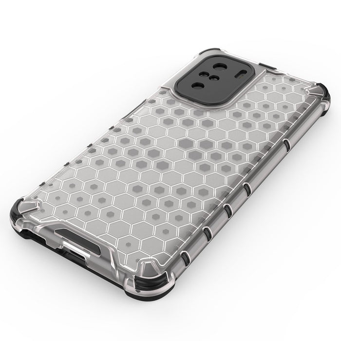 Honeycomb Case armor cover with TPU Bumper for Xiaomi Redmi K40 Pro+ / K40 Pro / K40 / Poco F3 blue