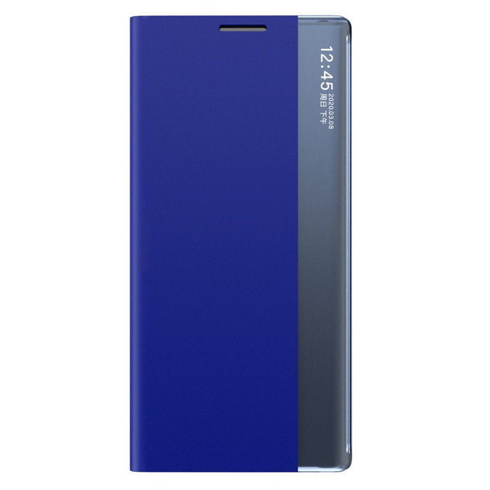 Sleep Case Bookcase Type Case with Smart Window for Xiaomi Redmi K40 Pro+ / K40 Pro / K40 / Poco F3 blue