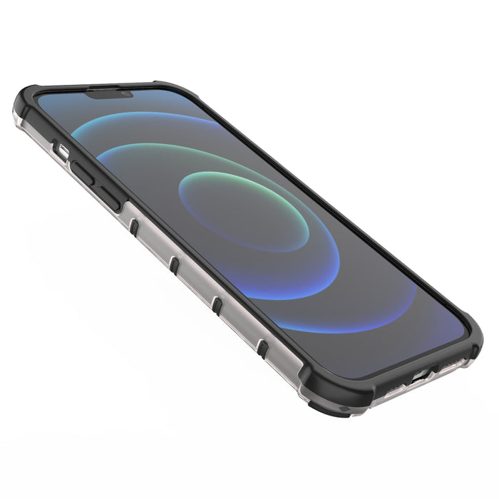 Honeycomb Case armor cover with TPU Bumper for iPhone 13 Pro Max green