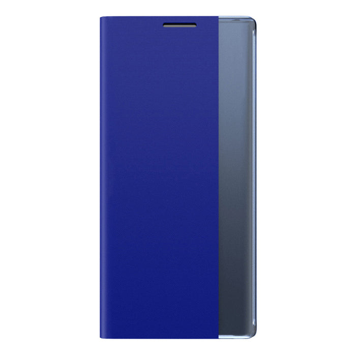 Sleep Case Bookcase Type Case with Smart Window for iPhone 13 Pro blue