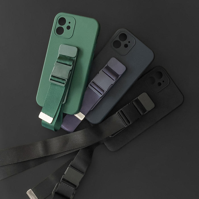 Rope case gel case with a chain lanyard bag lanyard iPhone 11 Pro Max black