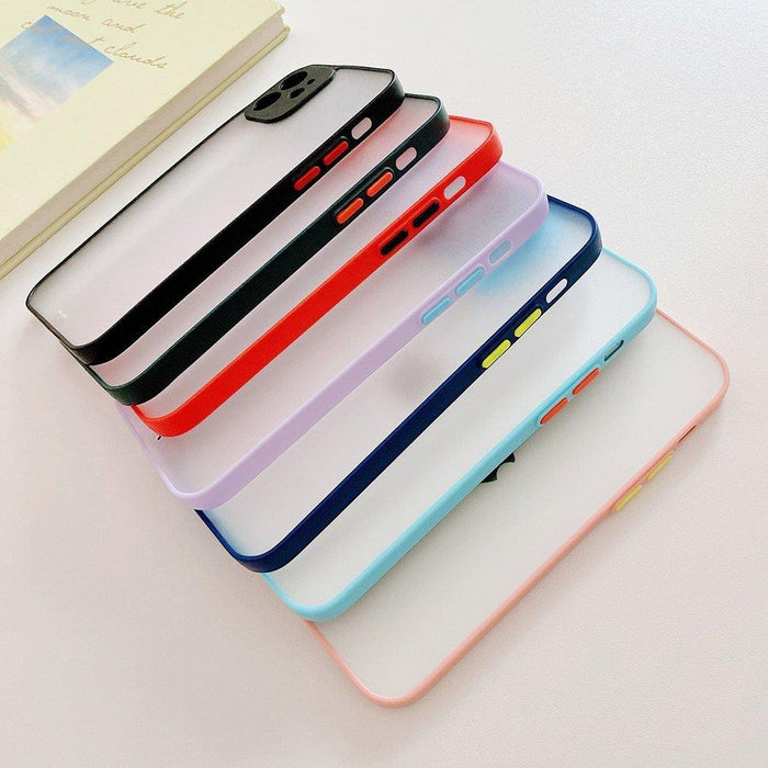 Milky Case silicone flexible translucent case for Samsung Galaxy A72 4G dark green