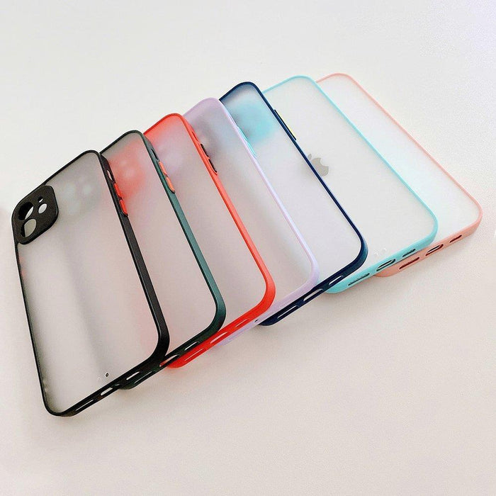 Milky Case silicone flexible translucent case for Samsung Galaxy A22 4G blue