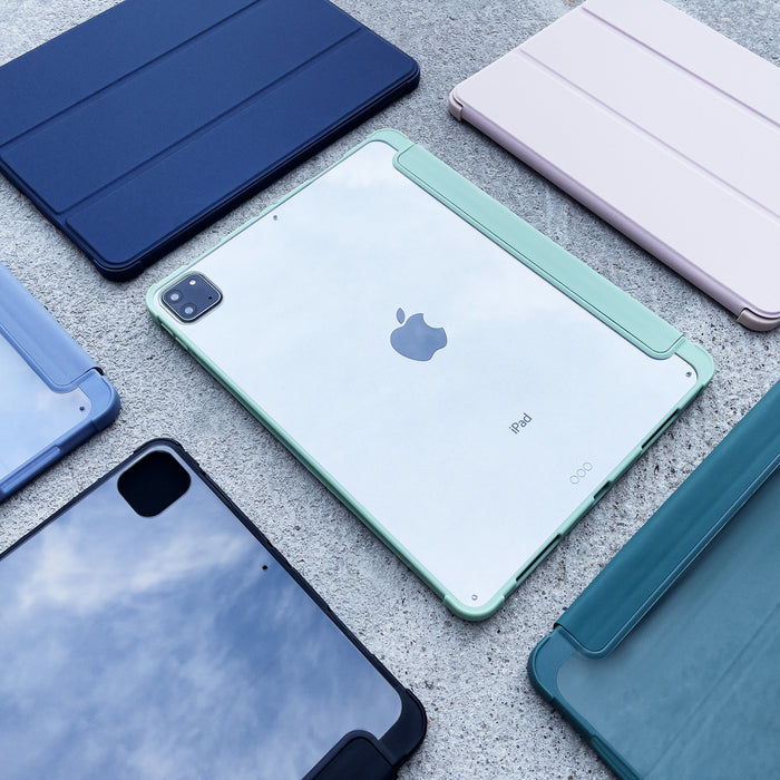 Stand Tablet Case Smart Cover case for iPad Pro 12.9 '' 2021/2020 with stand function green