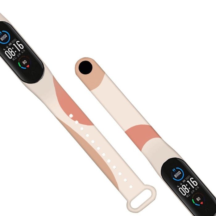 Strap Moro band for Xiaomi Mi Band 5 / 6 silicone strap watch bracelet pattern 6