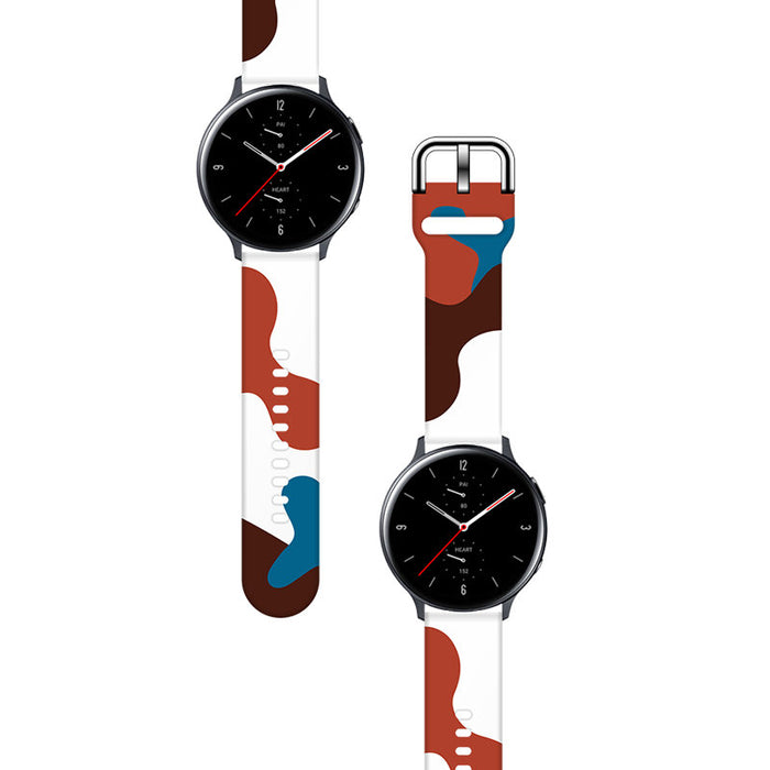 Strap Moro for Samsung Galaxy Watch 40 / 41 / 42 / 43 / 44 mm silicone bracelet watch band - pattern 8