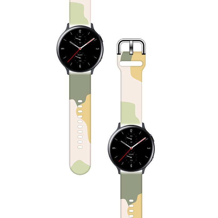 Strap Moro for Samsung Galaxy Watch 40 / 41 / 42 / 43 / 44 mm silicone bracelet watch band - pattern 14