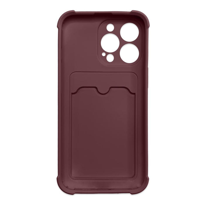 Card Armor Case Pouch Cover For Xiaomi Redmi Note 10 / Redmi Note 10S Card Wallet Silicone Armor Cover Air Bag Raspberry
