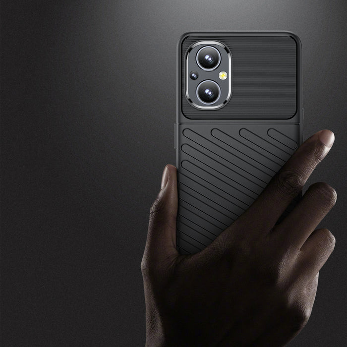 Thunder Case flexible armored cover for OnePlus Nord N20 5G black