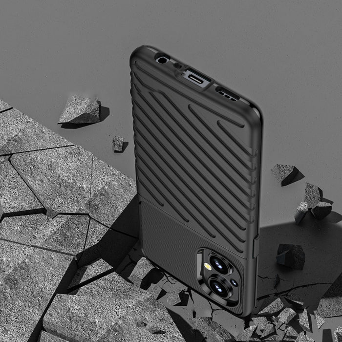 Thunder Case flexible armored cover for OnePlus Nord N20 5G black
