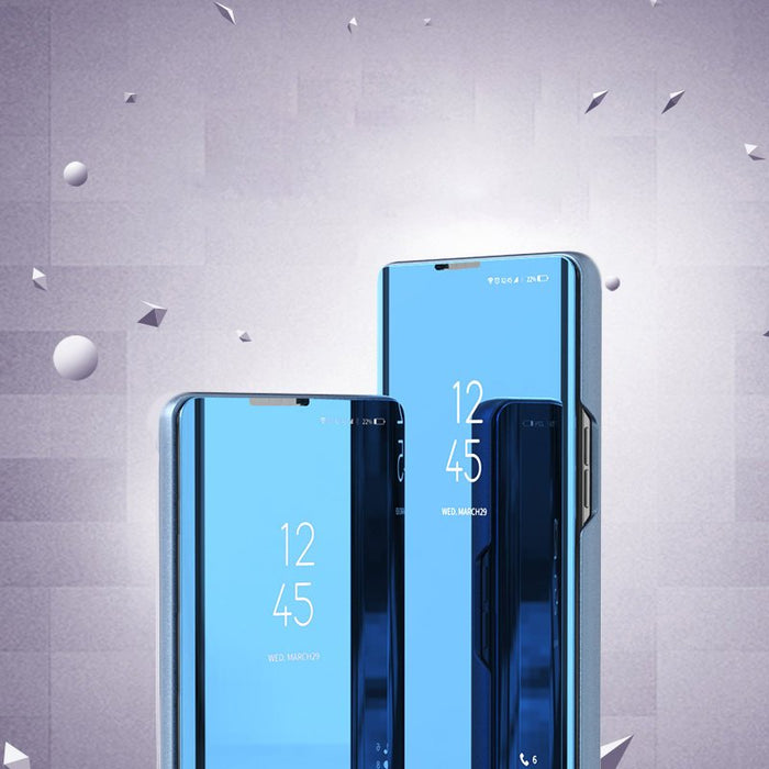Clear View Case blue Poco M4 Pro 5G flip cover