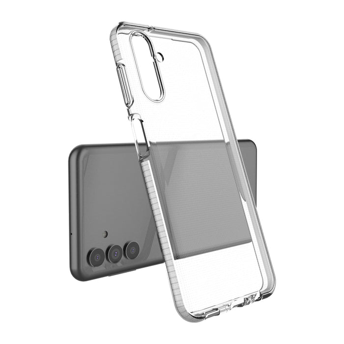 Spring Case Cover Gel Cover with Color Frame for Samsung Galaxy A13 5G Light Pink