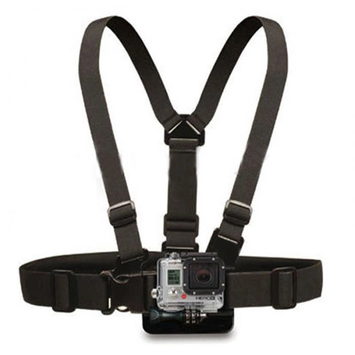 Chest Mount - Chest Harness for GoPro SJCAM Sports Cameras - Black