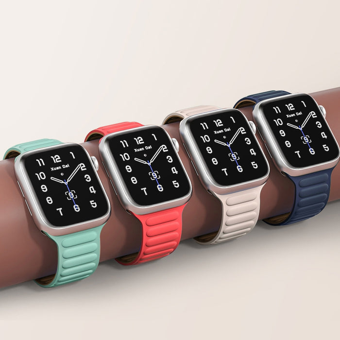 Magnetic Strap Magnetic Strap Bracelet for Apple Watch 38/40mm - Red