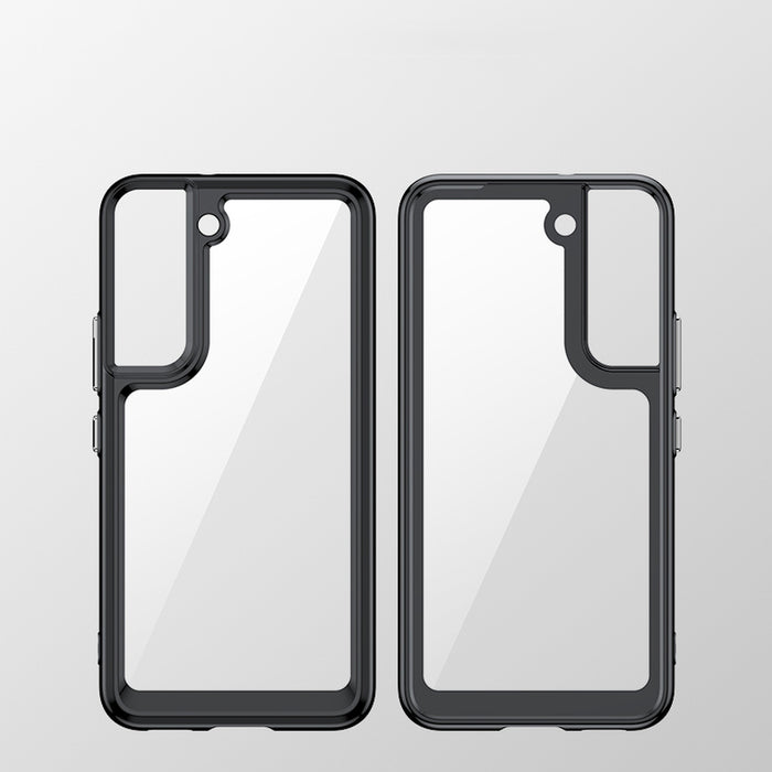 Outer Space Case Cover for Samsung Galaxy S22 + (S22 Plus) Hard Cover with Gel Frame Black