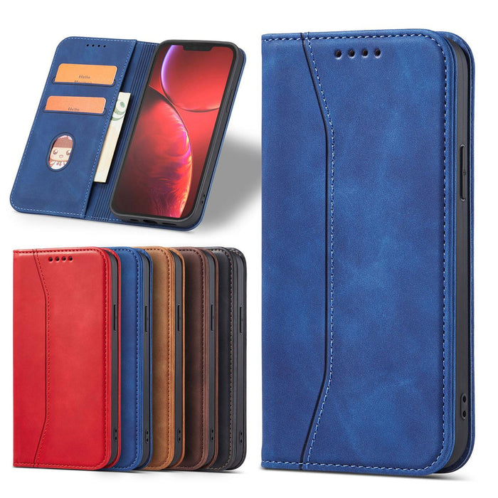Magnet Fancy Case Case for iPhone 13 Pro Pouch Card Wallet Card Stand Blue