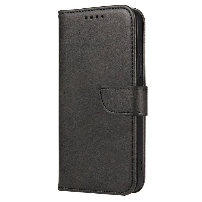 Magnet Case elegant case case cover with a flap and stand function for Motorola Moto G 2022 black