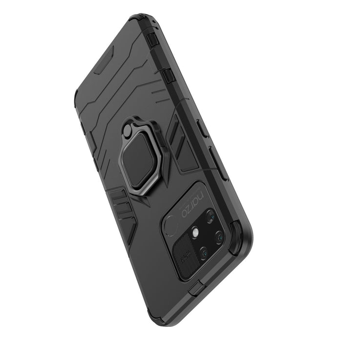 Ring Armor tough hybrid case cover + magnetic holder Realme Narzo 50A black