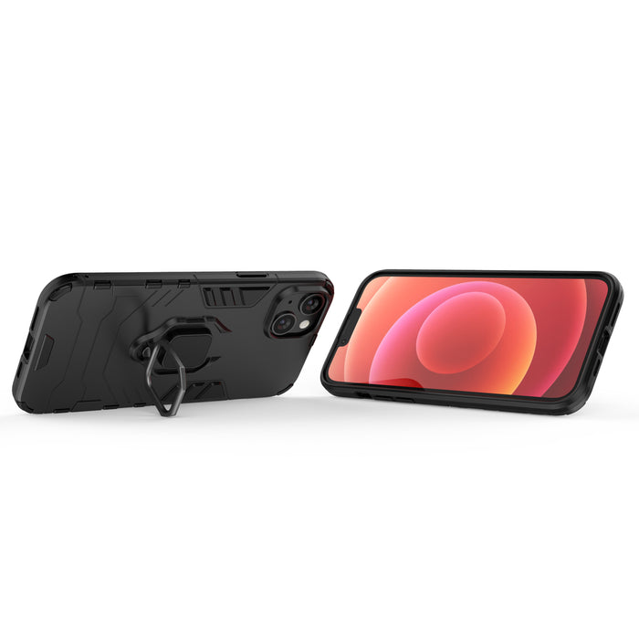 Ring Armor case for iPhone 14 Pro Max armored cover magnetic holder ring black