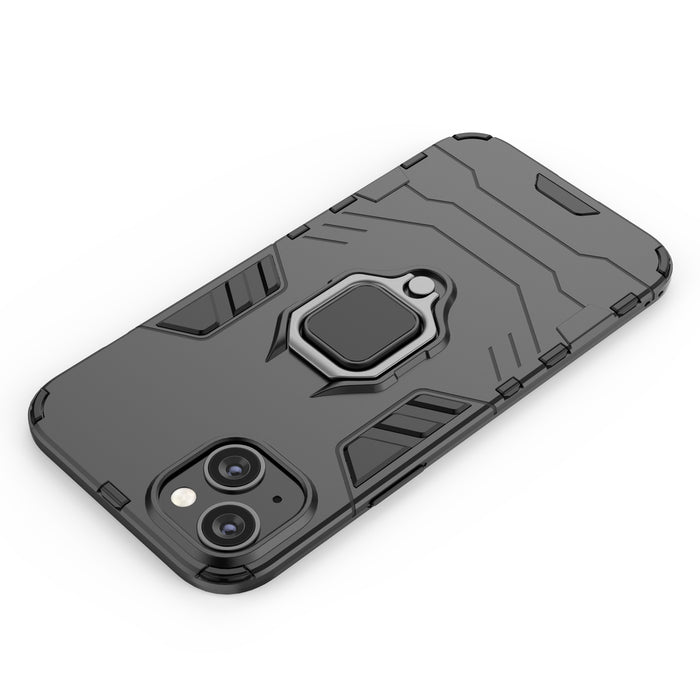 Ring Armor case for iPhone 14 Pro Max armored cover magnetic holder ring black